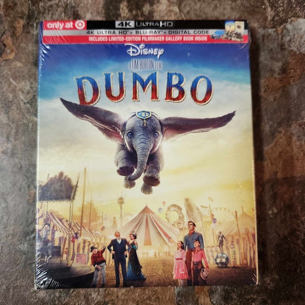 Disney Dumbo 4K Ultra HD + Blu Ray + Digital Code Limited Edition - Brand new